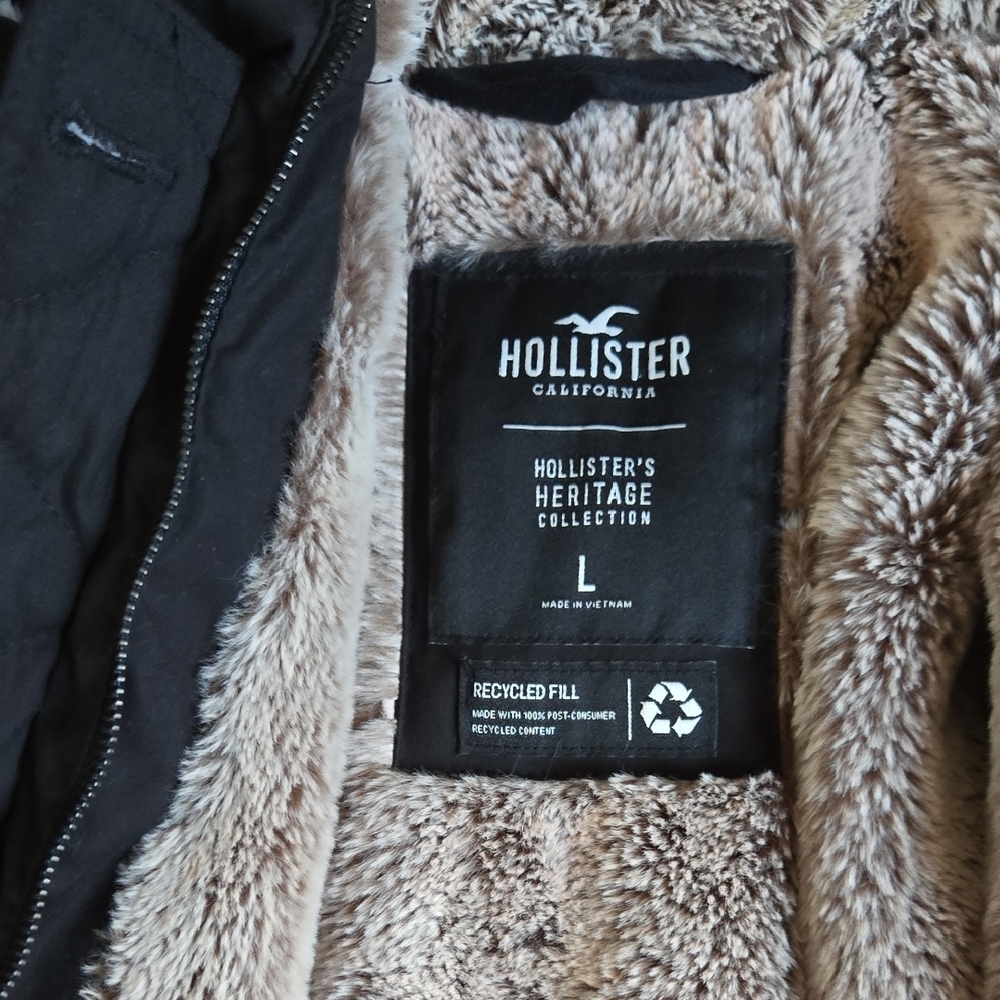 Hollister Heritage Collection Faux Fur Jacket